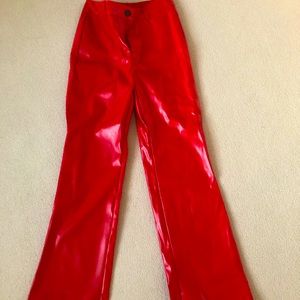 SOLD! (SHEIN) Red leather pants